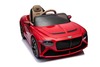 Electric Ride-on car Bentley Bacalar 12V, red, Doors opening upwards, 2.4 GHz remote control, LED li