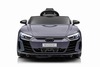 Electric Ride-on car Audi RS E-tron GT 12V, grey, wide single seat, 2.4 GHz remote control, USB / AU