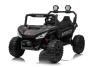 Electric Ride-on car T-REX Ride 4x4 Two-seater 24V, black, MP3 Player with USB/AUX input, 4x4 drive,