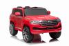 Electric Ride on Car Toyota Landcruiser 12V, RED, Leatherette seat, 12V/7AH Battery, Opening doors, 