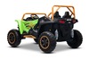 Electric Ride-on buggy Artic CAT XXL 4x4 24V, green, two-seater, Soft EVA wheels, Powerful engines, 