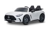 Electric Ride-on car Mercedes GT63 AMG 24V with 4x4 drive, white, Two-seater, Adjustable driver's se