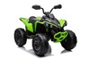 Can-am Renegade electric Ride-on quad, green, single seater, front and rear suspension, LED lights, 