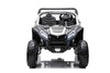 Electric Ride-on car UTV XXL 24V, white, two-seater, Engine with differential, Inflatable rubber whe