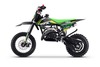 Dirt bike benzina per bambini Beneo Motors Cross TRX Verde - 60 cc