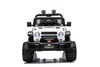 All Ride electric car with rear-wheel drive, white, 12V battery, High chassis, wide seat, Suspension