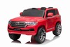 Electric Ride on Car Toyota Landcruiser 12V, RED, Leatherette seat, 12V/7AH Battery, Opening doors, 