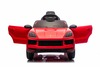 Auto elettrica per bambini Porsche Cayenne 12V con trazione posteriore - con licenza (1 posto), ross