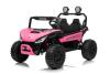 Auto elettrica per bambini T-REX Ride 4x4 24V | 2 posti | Rosa | Lettore MP3 con ingresso USB/AUX | 