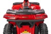 Licensed electric Ride-on quad Arctic Cat 12V with rear wheel drive, red, LED lights, Lithium batter