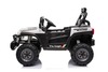 All Ride electric car with rear-wheel drive, white, 12V battery, High chassis, wide seat, Suspension