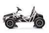 Electric Ride-on SPORT-CART 24V, black, Soft EVA wheels, Leatherette seat, 2 x 50W Motor, 24V Batter