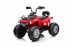 Electric QUAD SUPERPOWER 12V, red, Plastic wheels with rubber band, 2 x 45W Motor, plastic seat, sus