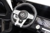 Electric Ride-on car Mercedes-Benz G63 AMG 4x4 Two-seater 24V, white, MP3 Player with USB/AUX and Bl