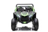 Electric Ride-on car UTV XXL 24V, green, two-seater, Engine with differential, Inflatable rubber whe