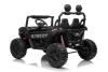 Electric Ride-on car T-REX Ride 4x4 Two-seater 24V, black, MP3 Player with USB/AUX input, 4x4 drive,