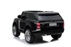 Electric Ride-On Range Rover, Black, Double Leather Seat, LCD Display with USB Input, 4x4 Drive, 2x