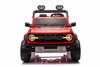 Ford Bronco XL elektrische kinderauto met achterwielaandrijving, gelicentieerd (tweezitter), rood, l