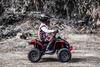 Can-am Renegade electric Ride-on quad, red, single seater, front and rear suspension, LED lights, Li
