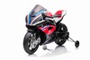 Electric Motorbike BMW HP4 RACE 12V, Licensed,  red, 12V battery, EVA soft wheels, 2 x 35W Engines, 
