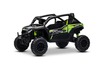 Electric Ride-on car Kawasaki TERYX KRX 1000 12V, black, single seat, rear axle suspension, 2.4 Ghz 