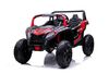 Electric Ride-on car UTV XXL 24V, red, two-seater, Engine with differential, Inflatable rubber wheel