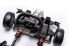 Licensed ride-on Drift Kart AUDI 24V, black, LED lights, 2 x 150W Motor, Drift mode with a speed of 