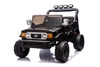 Electric Ride-on car Toyota FJ Cruiser XXL with 4x4 drive, licensed (Two-seater), black, Portable li