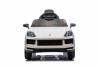 Electric Ride-on car Porsche Cayenne 12V with rear-wheel drive - Licensed (Single seat), white, Lith