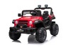 All Ride electric car with rear-wheel drive, red, 12V battery, High chassis, wide seat, Suspension o