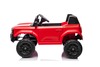 Electric ride-on car Toyota Landcruiser 12V, red, wide single seat, 2.4 GHz remote control, USB / AU