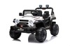 All Ride electric car with rear-wheel drive, white, 12V battery, High chassis, wide seat, Suspension