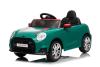 Electric Ride-on car Mini Cooper 12V, green, MP3 Player with USB and Bluetooth connection, 2.4 GHz r