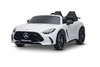 Electric Ride-on car Mercedes GT63 AMG 24V with 4x4 drive, white, Two-seater, Adjustable driver's se