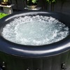 BeneoSpa NEW Portable Inflatable Bubble Spa for 6 People, Hot Tube, Jacuzzi, Black