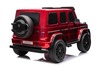 Electric Ride-on car Mercedes-Benz G63 AMG 4x4² Two-seater 24V, Red painted, MP4 Player with USB/AUX