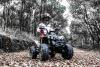 Can-am Renegade electric Ride-on quad, khaki, single seater, front and rear suspension, LED lights, 