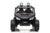 Electric Ride-on car T-REX Ride 4x4 Two-seater 24V, black, MP3 Player with USB/AUX input, 4x4 drive,