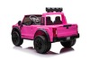 Electric Ride-On Toy Car Duty 24V pink, Two-seater, 4X4 drive with high-performance 24V Engines and