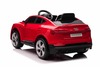Electric Ride-on car Audi E-tron Sportback 12V, red, wide single seat with three-point seat belt, 2.