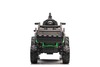 Electric tractor TOP-WORKER 12V with buckets and trailer, Single seat, green, soft PU seat, MP3 Play