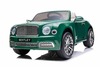 Electric ride-on car Bentley Mulsanne 12V, green, Leatherette seat, 2.4 GHz remote control, Eva whee