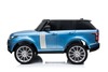 Electric Ride-On Range Rover, Blue Painted, Double Leather Seat, LCD Display with USB Input, 4x4 Dri