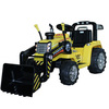 Electric Tractor MASTERS with ladle, yellow, Rear wheel drive, 12V battery,2 x 25W Engines, Front La