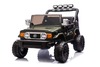Electric Ride-on car Toyota FJ Cruiser XXL with 4x4 drive, licensed (Two-seater), green, Portable li