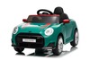Electric Ride-on car Mini Cooper 12V, green, MP3 Player with USB and Bluetooth connection, 2.4 GHz r