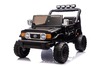 Electric Ride-on car Toyota FJ Cruiser XXL with 4x4 drive, licensed (Two-seater), black, Portable li