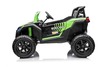 Electric Ride-on car UTV XXL 24V, green, two-seater, Engine with differential, Inflatable rubber whe