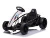 Drift Kart DRIFT-CAR 24V, White, Smooth Drift wheels, 2 x 350W Motor, Drift mode at 13 Km / h, 24V B