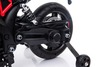 Moto électrique enfant APRILIA DORSODURO 900 sous licence, batterie 12V, roues EVA souples, 2 × 18 W
